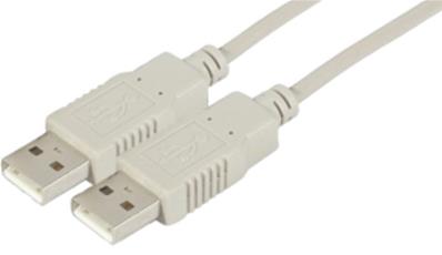 Cordon usb 2.0 hi-speed a mâle / a mâle - 2m