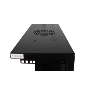 Coffret vertical mural 19" - 6U épaisseur 300mm - Noir