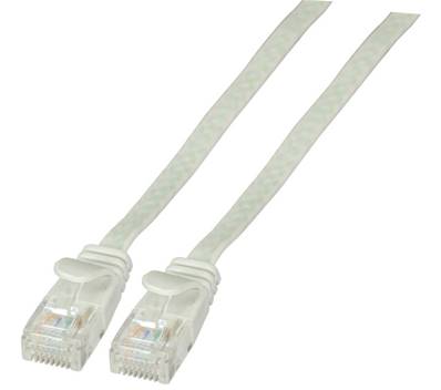 Cordon RJ45 plat cat. 6a u/utp 1m - gris