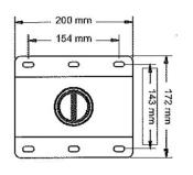 Support plafond double pour écran 32 - 60"