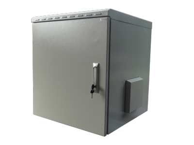 Coffret étanche / outdoor 19" IP55 - 12U 600 x 600 mm - Gris