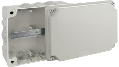 Boîte de distribution étanche IP55 / IK08 avec rail DIN - 310 x 240 x 125 mm 