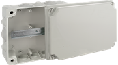 Boîte de distribution étanche IP55 / IK08 avec rail DIN - 310 x 240 x 125 mm 