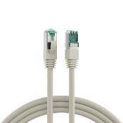 Cordon RJ45 Cat. 6A S/FTP - LSZH | Gris 1m