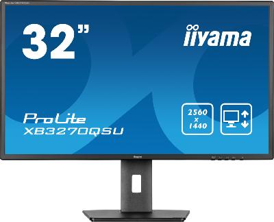 Écran 32" QHD réglable en hauteur avec dalle IPS - IIYAMA