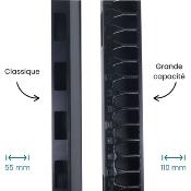 Lot de 2 goulottes verticales grande capacité pour baies 47U