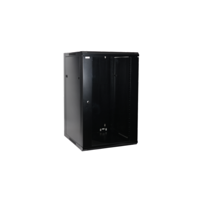 Coffret 19" - 18U 600 x 600 mm - Noir | Monté