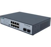 Switch 8 ports Gigabit dont 4 PoE+ 30W et 2 PoE++ 90W et 2 ports SFP