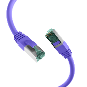 Cordon RJ45 Cat. 6A S/FTP - LSZH | Violet 0.30m