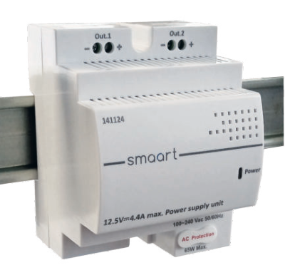 Alimentation 12,5 Vcc 4,4A pour ventouses et gâches électriques