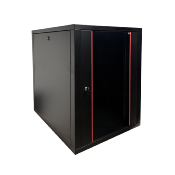 Coffret 19" - 12U 600 x 800 mm - Noir | Monté