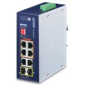 Switch industriel 4 ports 10/100/1000T 802.3bt PoE + 2 ports 10/100/1000T + 2 ports SFP