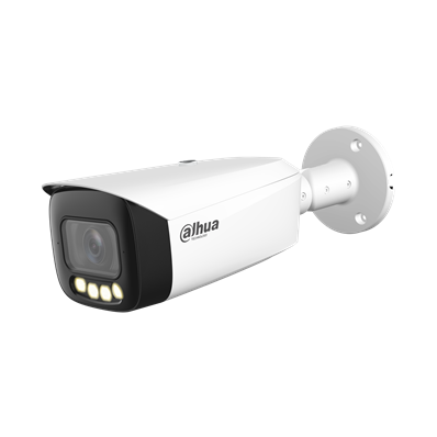 Caméra Bullet à lumière LED et focale fixe 8 Mpx | ePoE | Full-color 