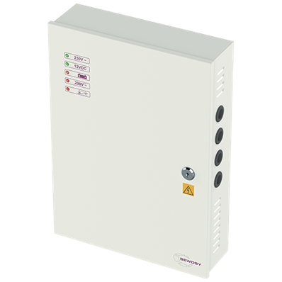 Alimentation à découpage 12V DC 10A | 2x emplacement accu 18 Ah