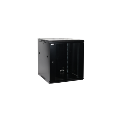 Coffret 19" - 12U 600 x 600 mm - Noir | Monté