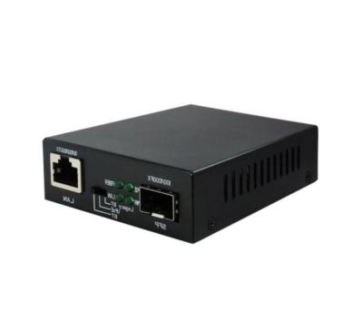 Convertisseur RJ45 10/100/1000 PoE++ (60W) - Fibre SFP Gigabit