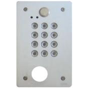 Clavier à code encastrable STANDARD - Acier inoxydable - 12 touches rétroéclairées