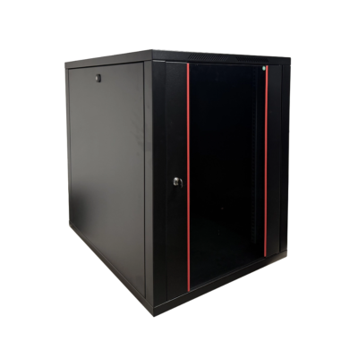Coffret 19" - 12U 600 x 800 mm - Noir | Monté