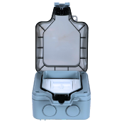 Boîtier RJ45 mural étanche IP 66 - 2 ports | Cat.6A