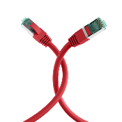 Cordon RJ45 Cat. 6A S/FTP - LSZH | Rouge 0.15m
