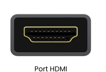 Image illustrant un port de connexion HDMI